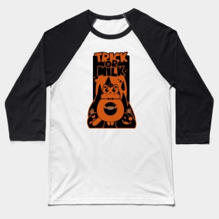 Halloween cat fire Baseball T-Shirt